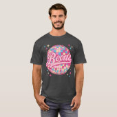 Retro Boone First Name Personalized Disco 80s Birt T-Shirt (Vorne ganz)