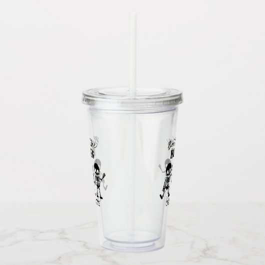 Retro Boos & Booze Spooktacular Halloween Acryltrinkbecher (Rechts)