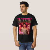 Retro Bootleg Jackson Wang | K-Pop Ästhetik T-Shirt (Vorne ganz)