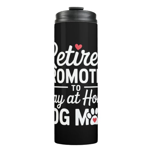 Retro Border Collie Sunburst Grafikdesign Thermosbecher (Vorderseite)