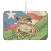 Retro-Boricua-Stolzposter Autolufterfrischer (Rückseite)