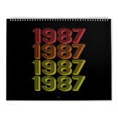 Retro Born In 1987 Kalender (Titelbild)
