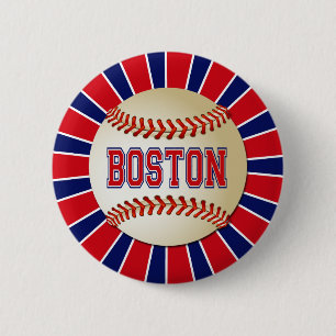 RETRO BOSTON-BASEBALL BUTTON