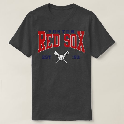 Retro Boston Baseball TShirt (Design vorne)