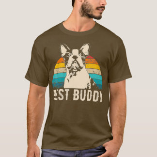 Retro Boston Terrier Men Women Kinder Geschenk T-Shirt