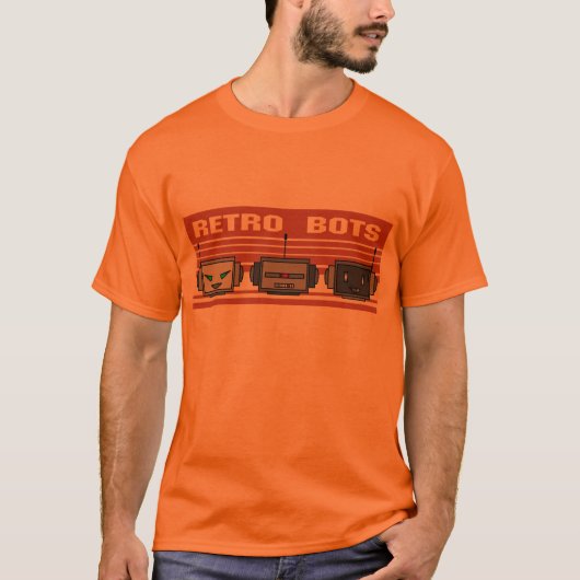 Retro Bot T-Shirt (Vorderseite)