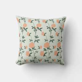 Retro Botanical Meadow Clover | Soft Spring Kissen