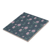 Retro Botanical Meadow Clover | Twilight Meadow Fliese (Seite)
