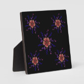 Retro-Botanisches Muster | individuell  Fotoplatte (Vorderseite)