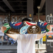 Retro Bottle Caps Skateboard | Retro-Skateboard