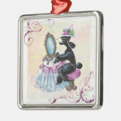 Retro Boudoir Ornament Aus Metall (Links)