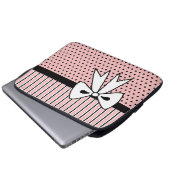 Retro Bow Laptop Case (Vorne Knopf)
