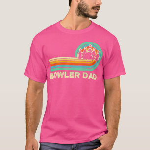 Retro Bowler Vater Bowling Vintag T-Shirt