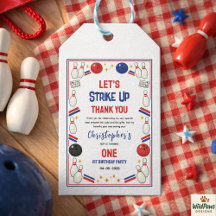 Retro Bowling 1. Geburtstag – Lustige Kinder