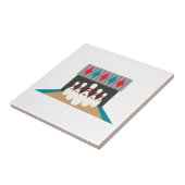 Retro Bowling Alley Fliese (Seite)