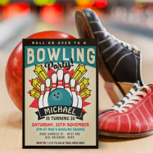 Retro Bowling Birthday Party