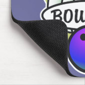 Retro-Bowling-Design Mousepad (Ecke)