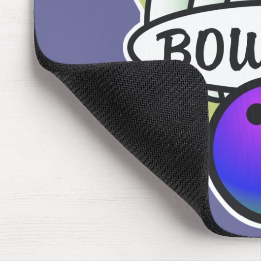 Retro-Bowling-Design Mousepad (Ecke)
