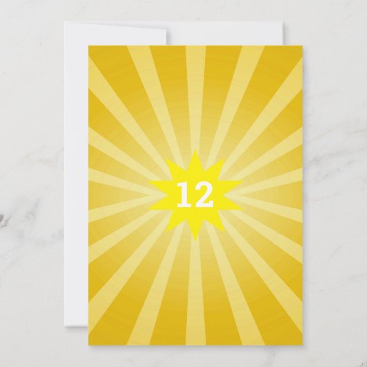 Retro-Bowling jeden Geburtstag Einladung (Rückseite)