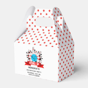 Retro-Bowling-Kinder 1. Geburtstagsfeier Geschenkschachtel