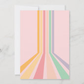 Retro Bowling Kindergeburtstag Party Einladung (Rückseite)