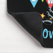 Retro-Bowling-Mama Bowlerin Königin D  Mousepad (Ecke)
