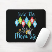 Retro-Bowling-Mama Bowlerin Königin D  Mousepad (Mit Mouse)