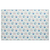 Retro Bowling Muster Bowling Ball Buttone Stoff (Fat Quarter (45,7 x 55,9 cm))