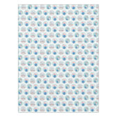 Retro Bowling Muster Bowling Ball Buttone Tischdecke (Vorderseite)