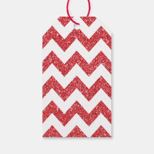 Retro Bowling Retro Glitzer Party Tenpin Geschenkanhänger (Rückseite)