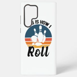 Retro-Bowling-Sportsteam-Zitat Samsung Galaxy Hülle