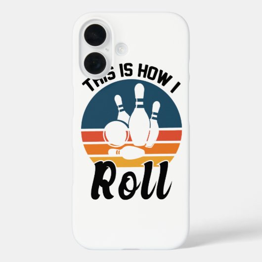 Retro-Bowling-Sportteam-Zitat Case-Mate iPhone Hülle (Rückseite)