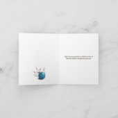 Retro Bowling Vielen Dank Dankeskarte (Innenseite)