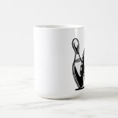 Retro-Bowlingpins anpassbar Kaffeetasse (Mittel)