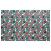 Retro Bowlings-Gewebe Stoff (Yard (91,4 cm))