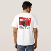 Retro Bowlings-Shirt-Art-Bingo-WerbungBowler T-Shirt (Schwarz voll)