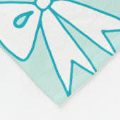 Retro Bows Blanket-Geschenk Fleecedecke (Ecke)