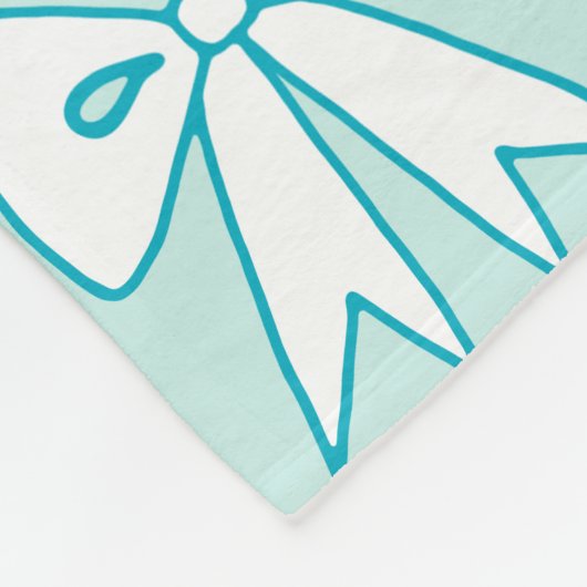 Retro Bows Blanket-Geschenk Fleecedecke (Ecke)