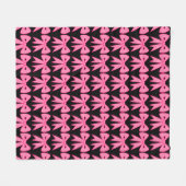 Retro Bows Blanket-Geschenk Fleecedecke (Vorderseite (Horizontal))