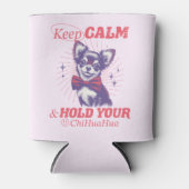 Retro Bowtie Chihuahua Graphic - Calm Quote Behalt Dosenkühler (Vorderseite)