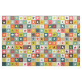 Retro-Boxed-Sterne Stoff (Fat Quarter (45,7 x 55,9 cm))