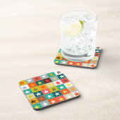 Retro-Boxed-Sterne Untersetzer (Rechte Seite)