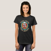 Retro Boxer Skeleton Fighter Gloves Vinta T-Shirt (Vorne ganz)