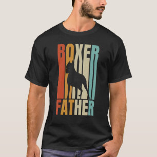 Retro Boxer Vater Cooler Hund Vater T-Shirt