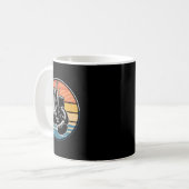 Retro Boxhandschuhe Hängende Boxhandschuhe Kickbox Kaffeetasse (Vorderseite Links)