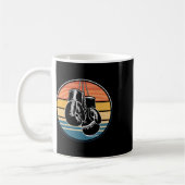 Retro Boxhandschuhe Hängende Boxhandschuhe Kickbox Kaffeetasse (Links)