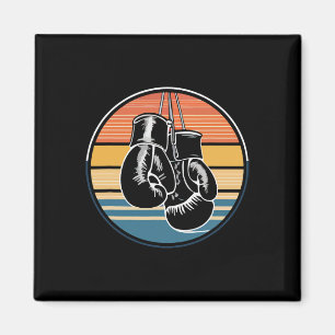 Retro-Boxhandschuhe Kickboxen Boxen Liebe Magnet