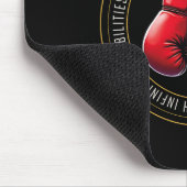 Retro Boxhandschuhe Liebe Geschenke für Boxer 5 Mousepad (Ecke)