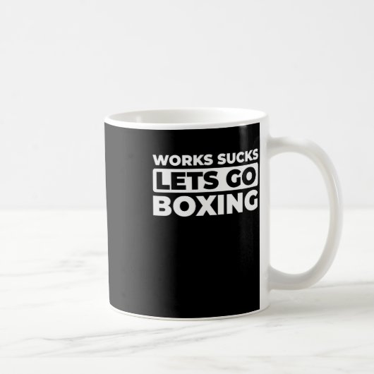 Retro Boxing Gloves - Sparring Fighter Vintag Box Kaffeetasse (Rechts)
