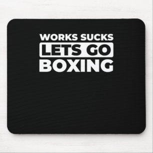 Retro Boxing Gloves - Sparring Fighter Vintag Box Mousepad